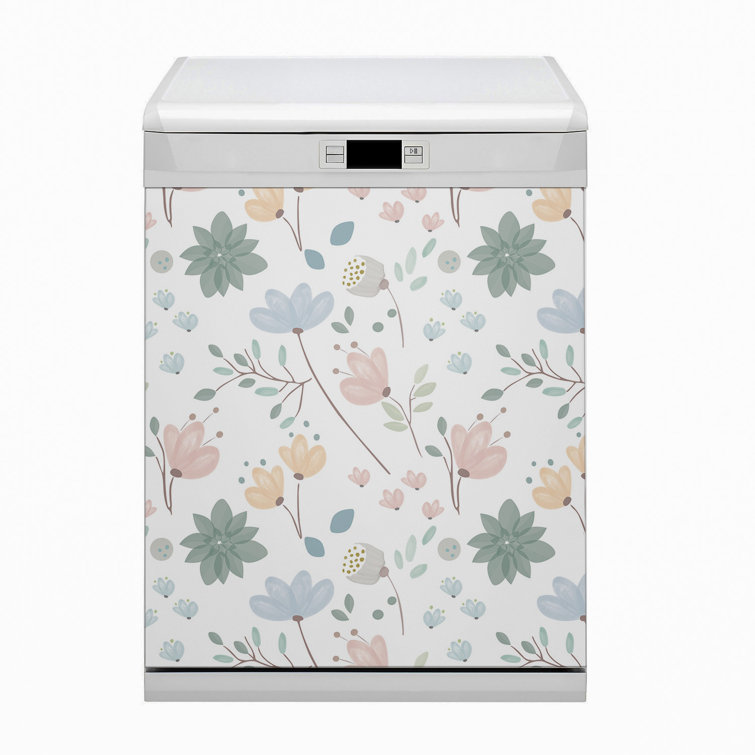 ClassicLiving Spring Flowers Dishwasher Decal Wayfair.co.uk
